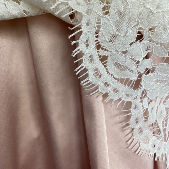 Eliza J Lace and Satin Off the Shoulder Dress - Picture 9 of 12